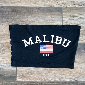 Malibu bandeau with American flag